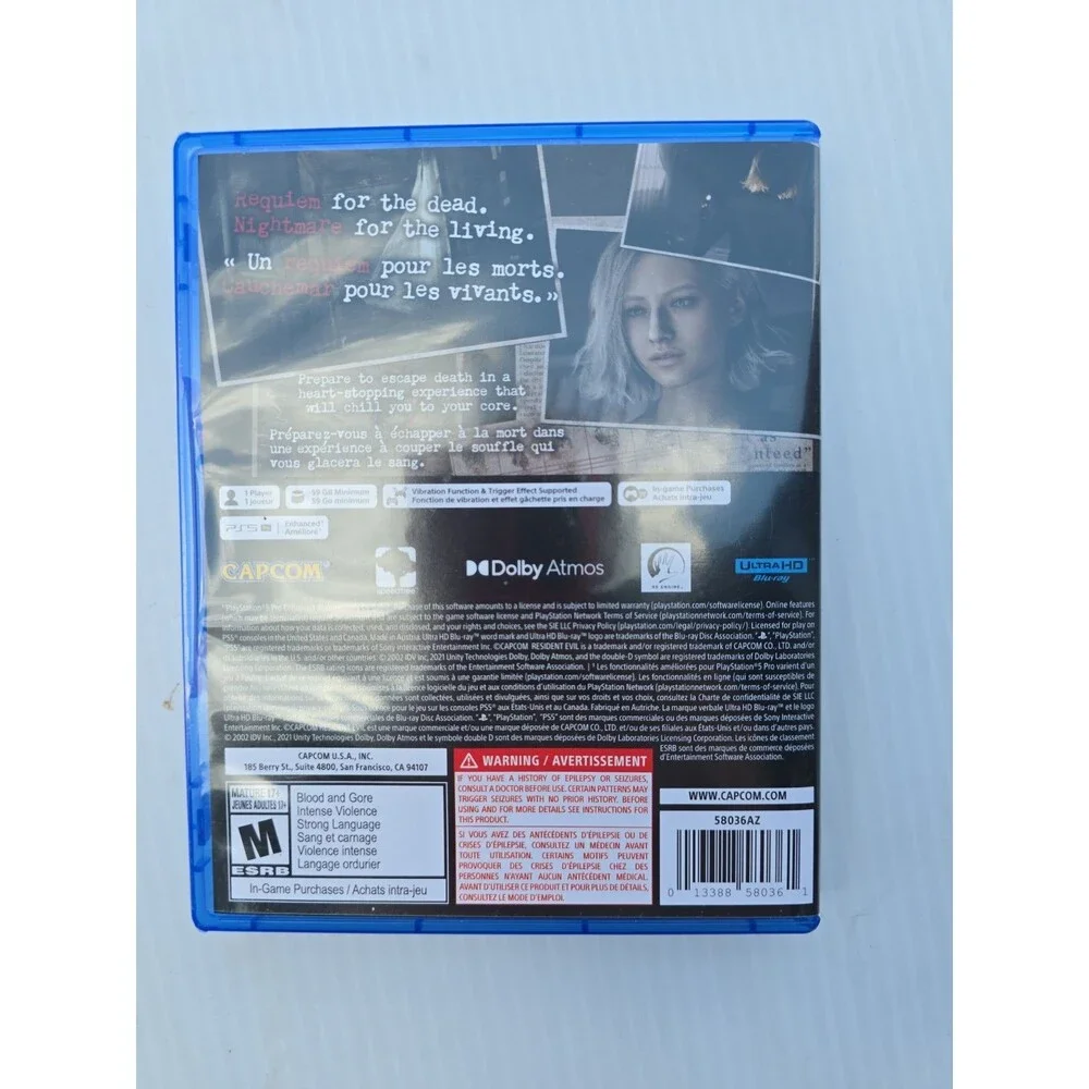 Resident Evil Requiem PlayStation 5 - For PlayStation 5 - Rated M (Mature +17) -